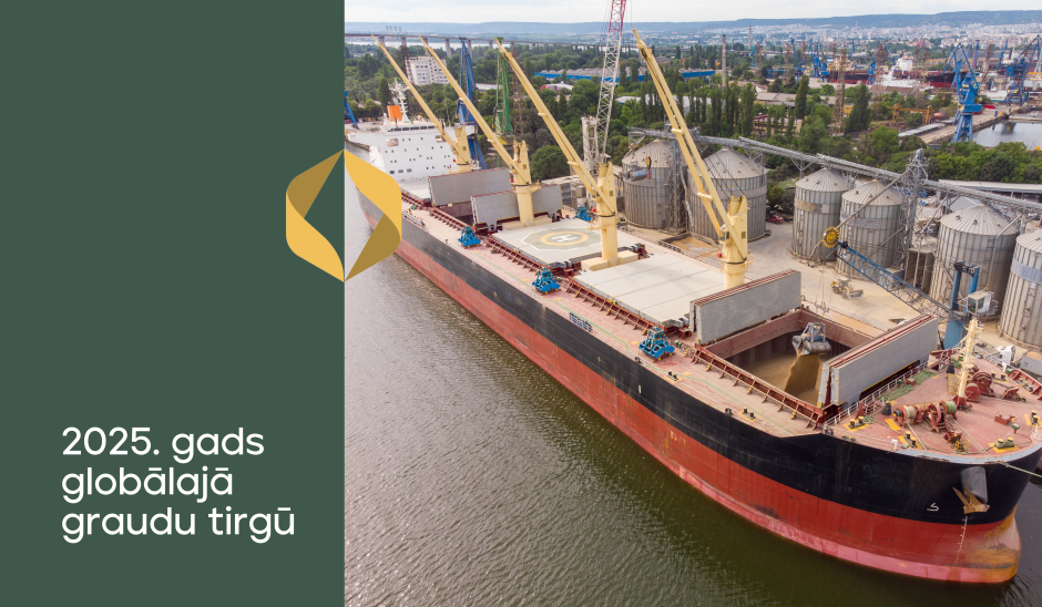 2025. gads globālajā graudu tirgū: rekordražas un pieaugoša klimata pārmaiņu ietekme