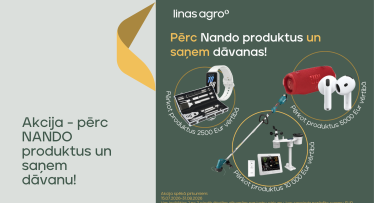 AKCIJA! Pērc NANDO produktus un saņem dāvanas