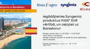 Brauciens uz Barselonu kopā ar Syngenta!