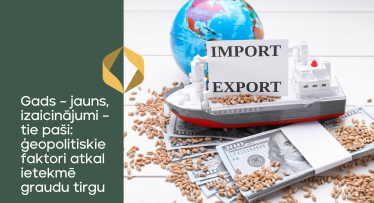 Gads – jauns, izaicinājumi – tie paši: ģeopolitiskie faktori atkal ietekmē graudu tirgu