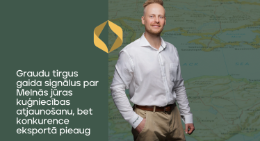 Graudu tirgus gaida signālus par Melnās jūras kuģniecības atjaunošanu, bet konkurence eksportā pieaug