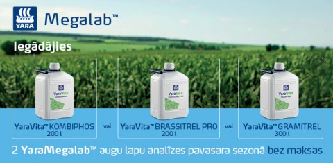 Jauna iespēja lauksaimniekiem - Yara Megalab! Jauna iespēja lauksaimniekiem - Yara Megalab!