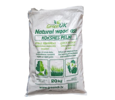 Koksnes pelni GREEN OK 20 kg Koksnes pelni GREEN OK 20 kg