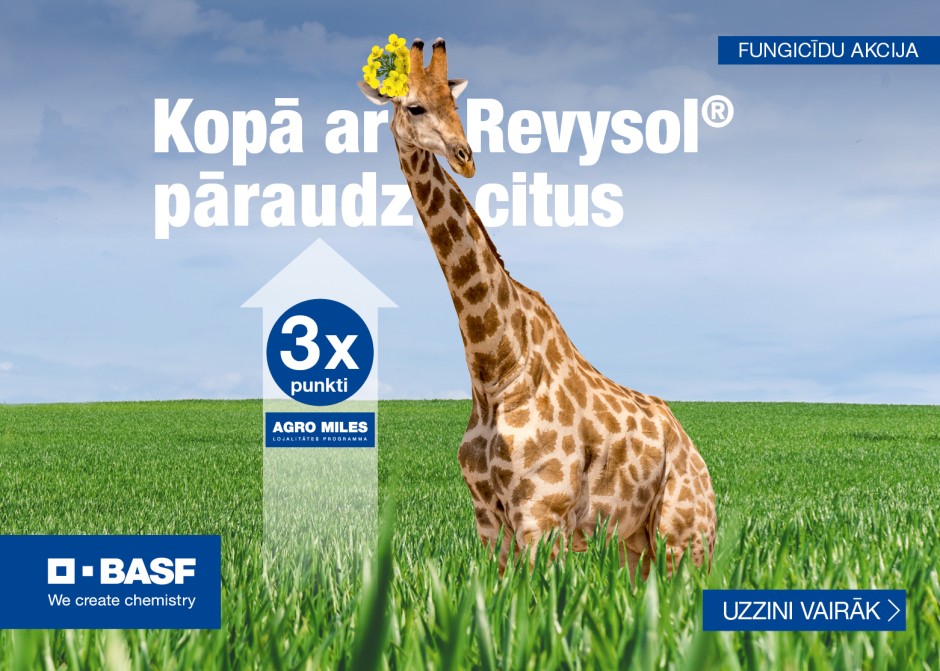Kopā ar Revysol pāraudz citus! BASF fungicīdu akcija