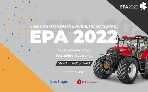 Linas Agro kutsub Eesti põllumajanduse aastanäitusele 2022 Linas Agro kutsub Eesti põllumajanduse aastanäitusele 2022