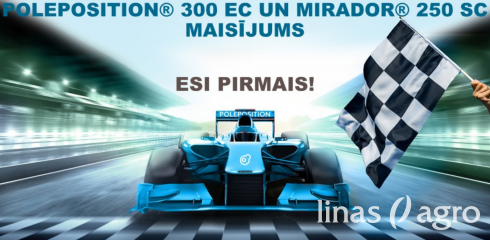 Mirador 250 SC + Poleposition 300 EC maisījums Mirador 250 SC + Poleposition 300 EC maisījums