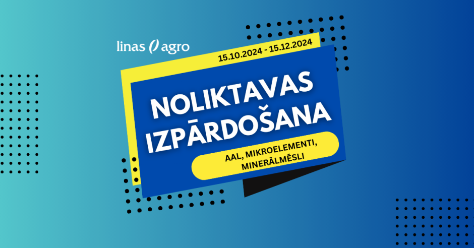 Noliktavas izpārdošana - AAL minerālmēsli, mikroelementi