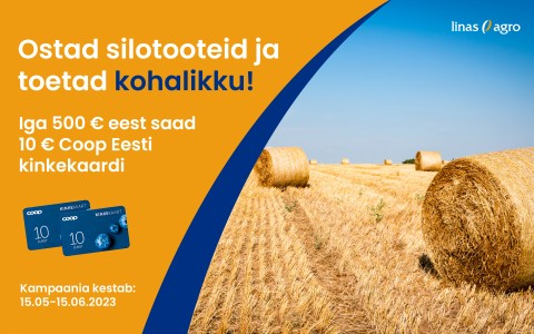 Ostad silotooteid ja toetad kohalikku! Ostad silotooteid ja toetad kohalikku!