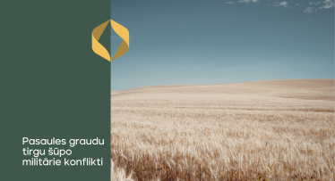 Pasaules graudu tirgu šūpo militārie konflikti