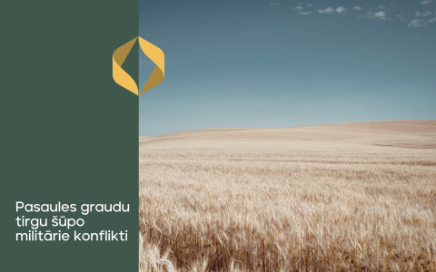 Pasaules graudu tirgu šūpo militārie konflikti