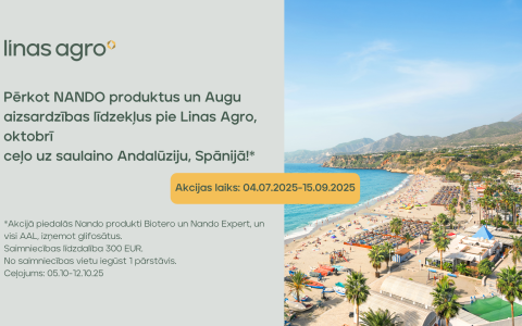 Pērc NANDO produktus un ceļo uz Spāniju!