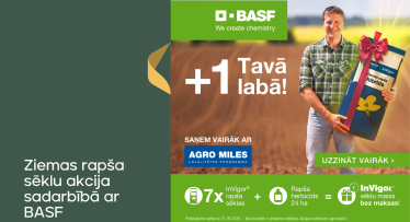 Rudens akcija rapšiem 2026: Plus viens Tavā labā!