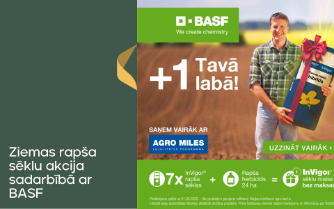 Rudens akcija rapšiem 2026: Plus viens Tavā labā!